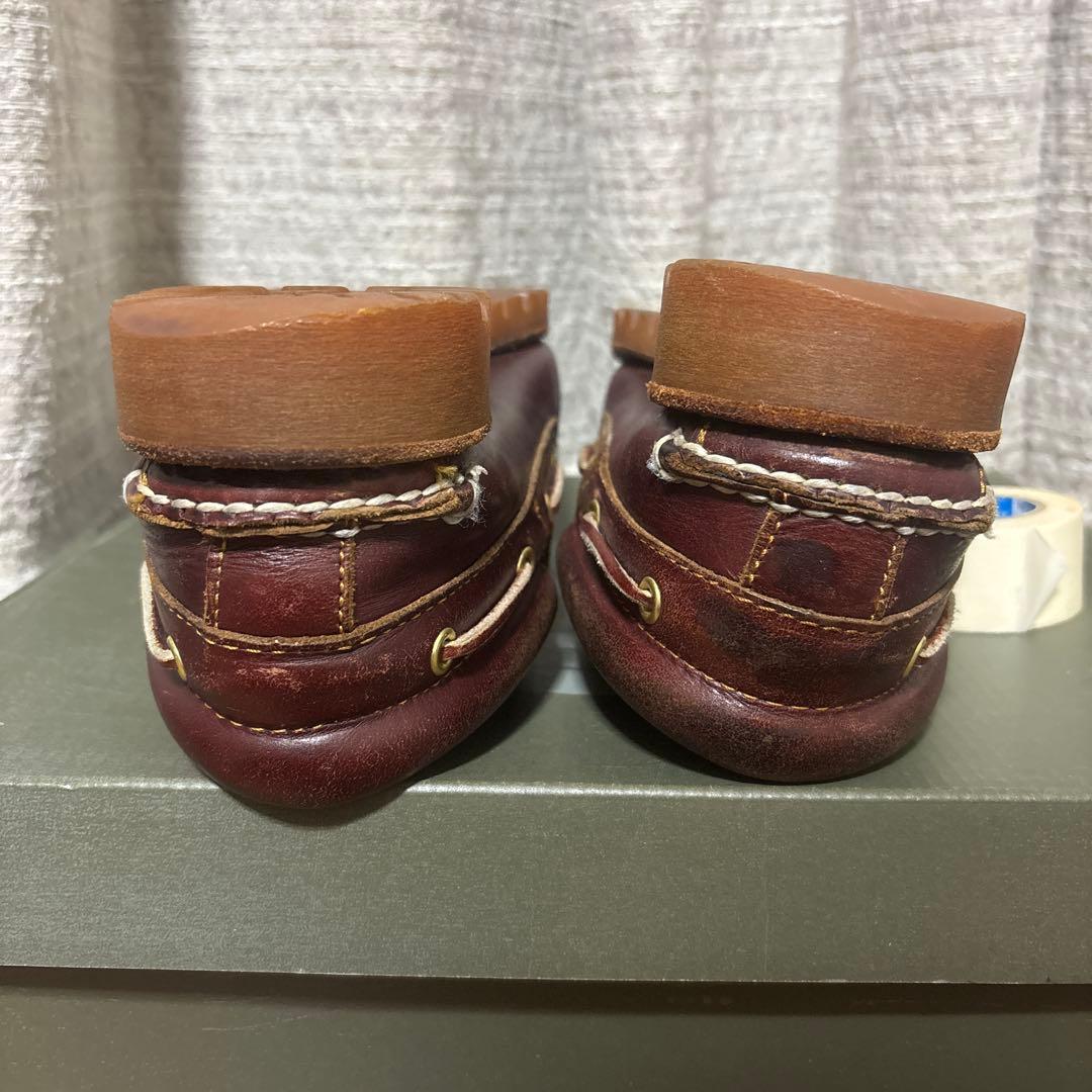 ティンバーランド モカシン　3eye バーガンディ