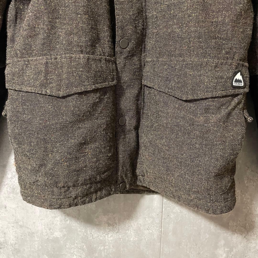 Burtonバートンスキーウェアスノーボードジャケットパーカー茶色ブラウン黒希少