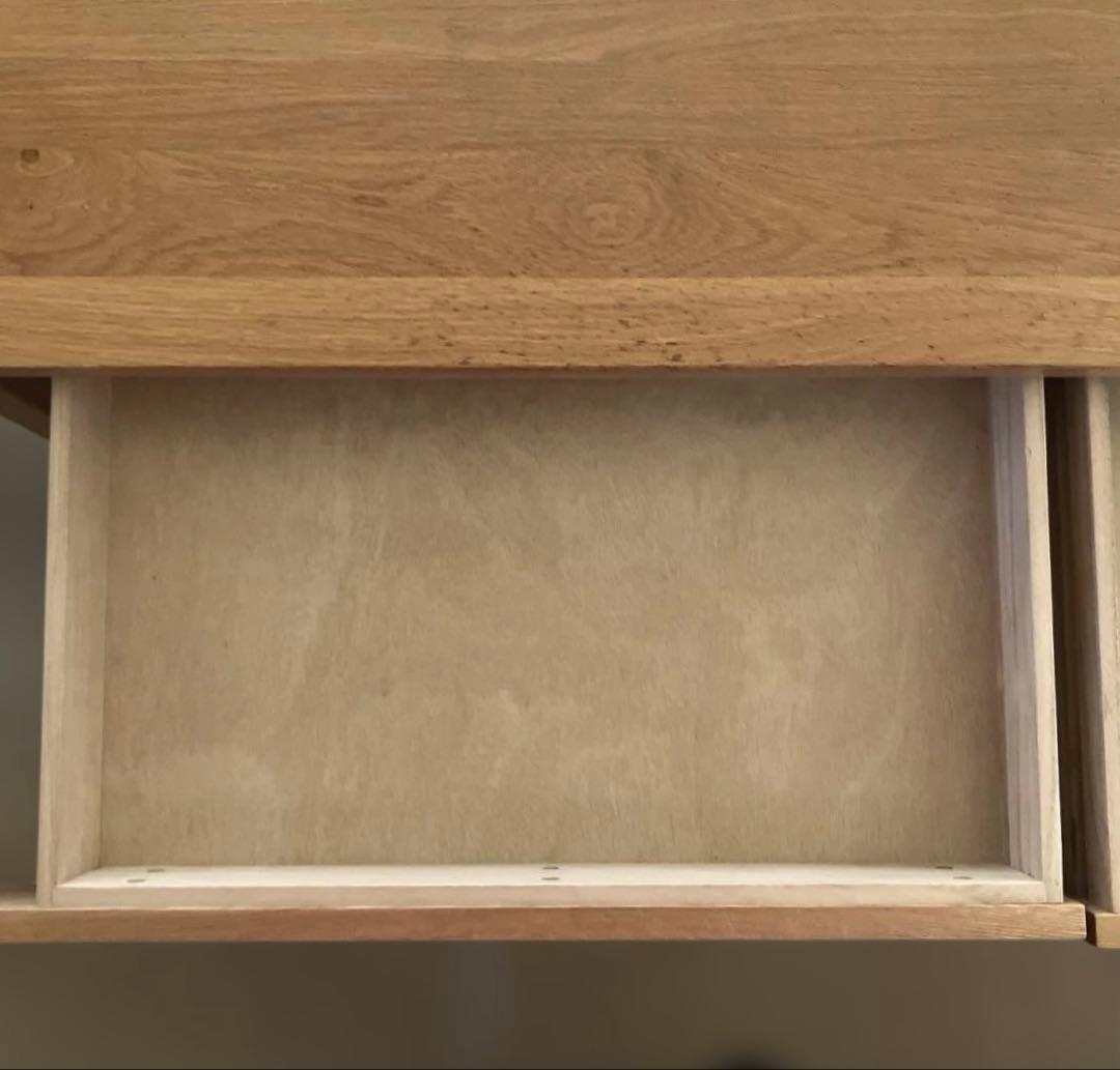 無印良品　デスク　勉強机　オーク材　Muji