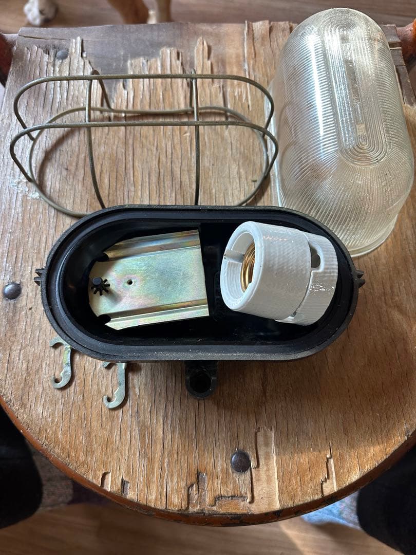 アンティークバンカーランプ　バウハウス　インダストリアル