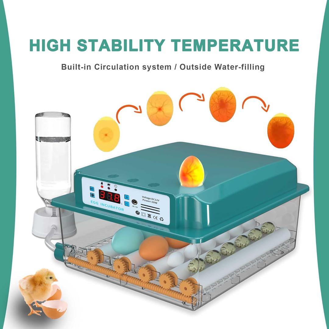 EGG INCUBATOR 最大12個用 自動湿度管理