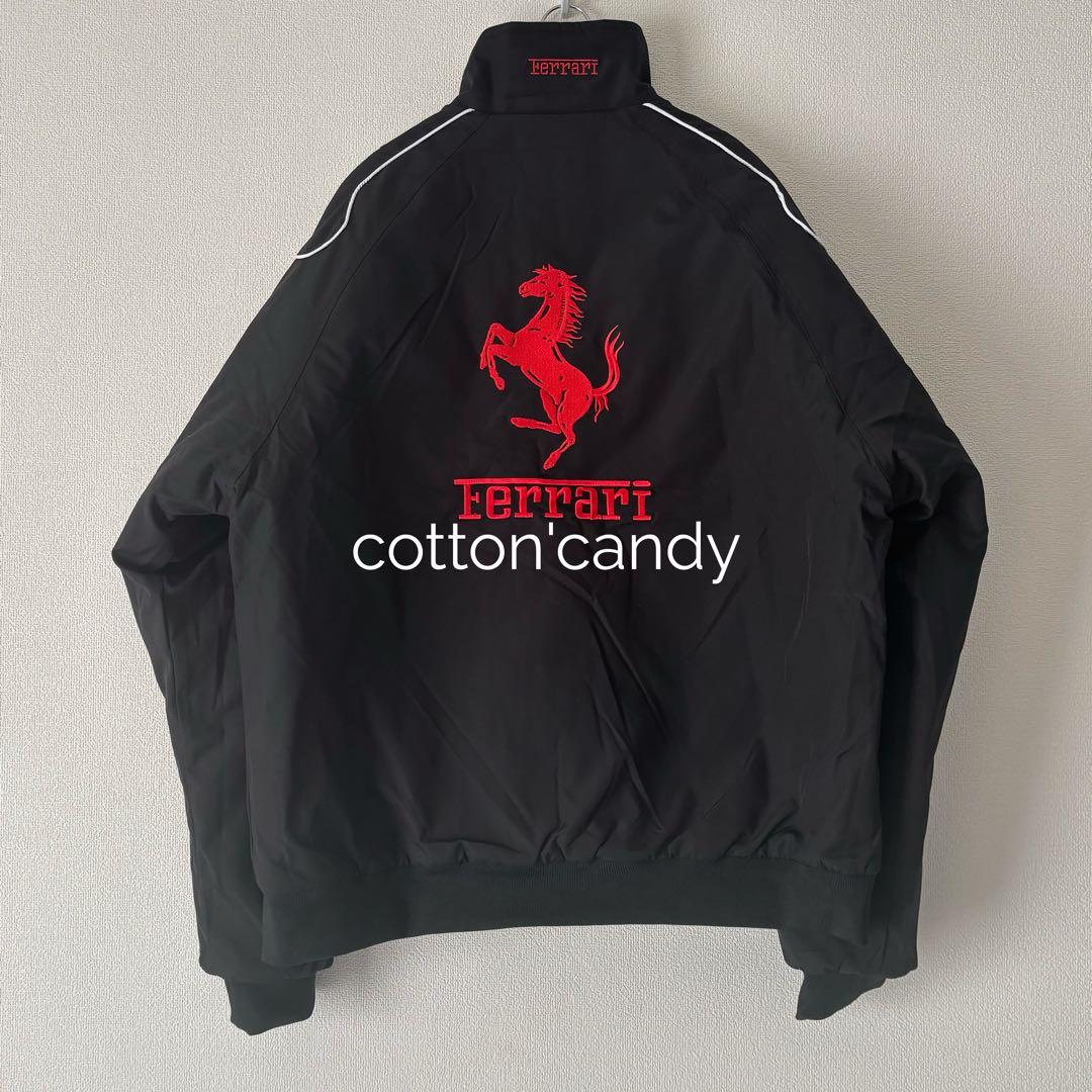 Ferrari F1 ヴィンテージジャケット ブラックXL