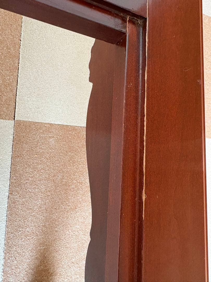 超美品　アメリカ家具定価20数万円、イーセンアーレン センター硝子テーブル、猫脚