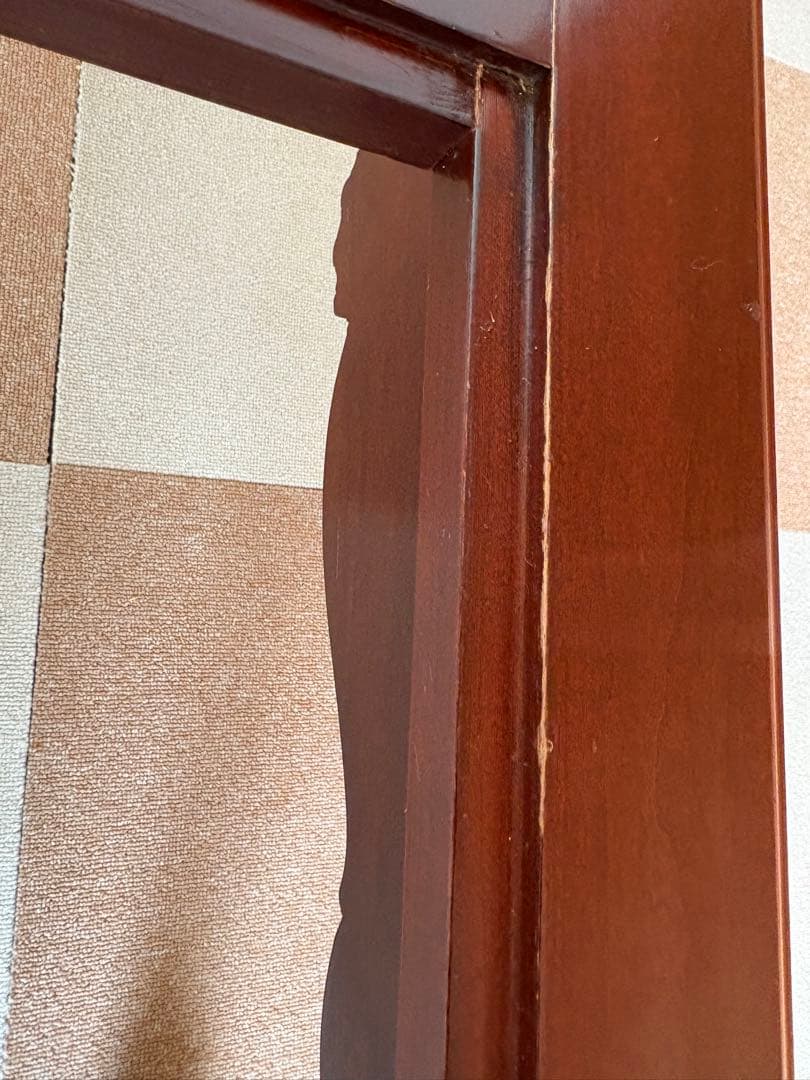 超美品　アメリカ家具定価20数万円、イーセンアーレン センター硝子テーブル、猫脚