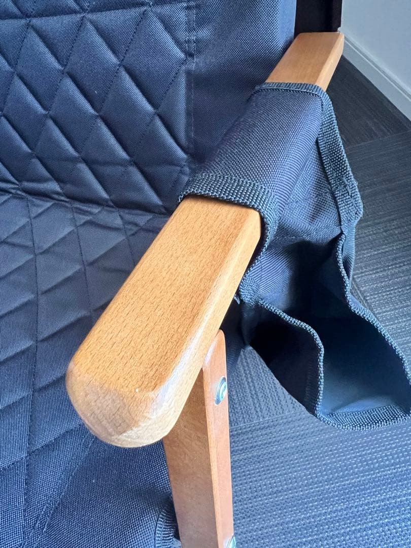 WAQ Folding Wood Chair ブラック