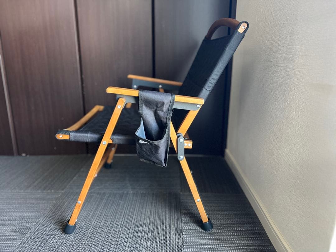 WAQ Folding Wood Chair ブラック