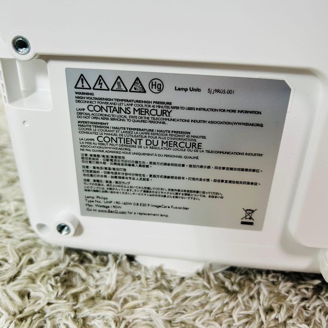 BenQ MS527 プロジェクター HDMI対応 ランプ3時間 ほぼ未使用