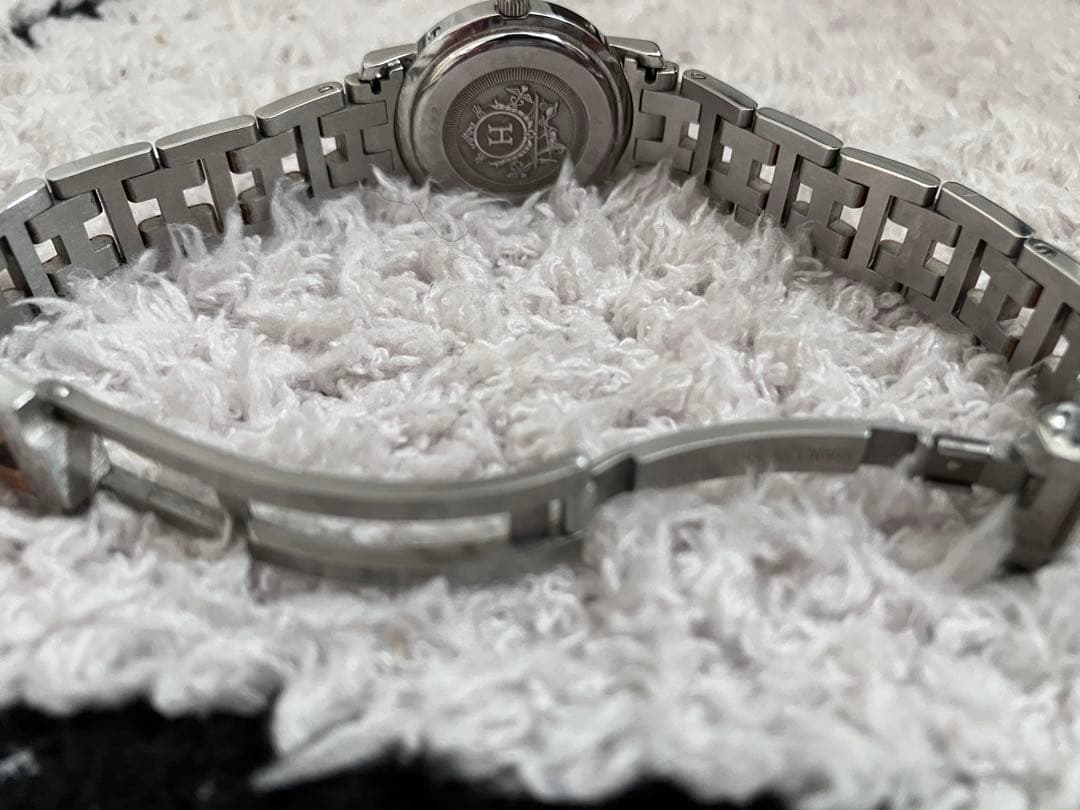 HERMES エルメス クリッパー 腕時計 ゴールド