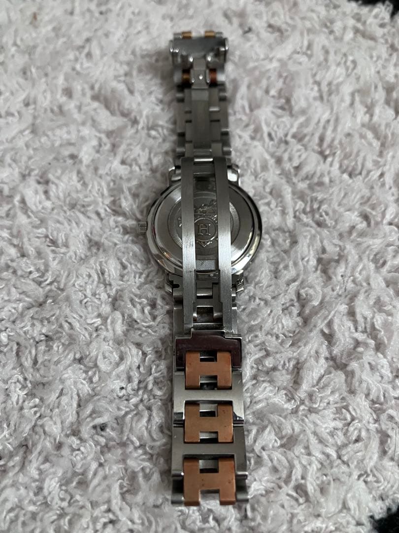 HERMES エルメス クリッパー 腕時計 ゴールド