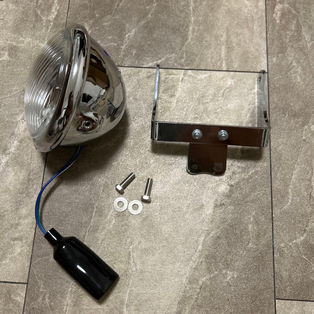 5.75インチ　オールドベーツタイプ　サイドマウントヘッドライト　ステーセット