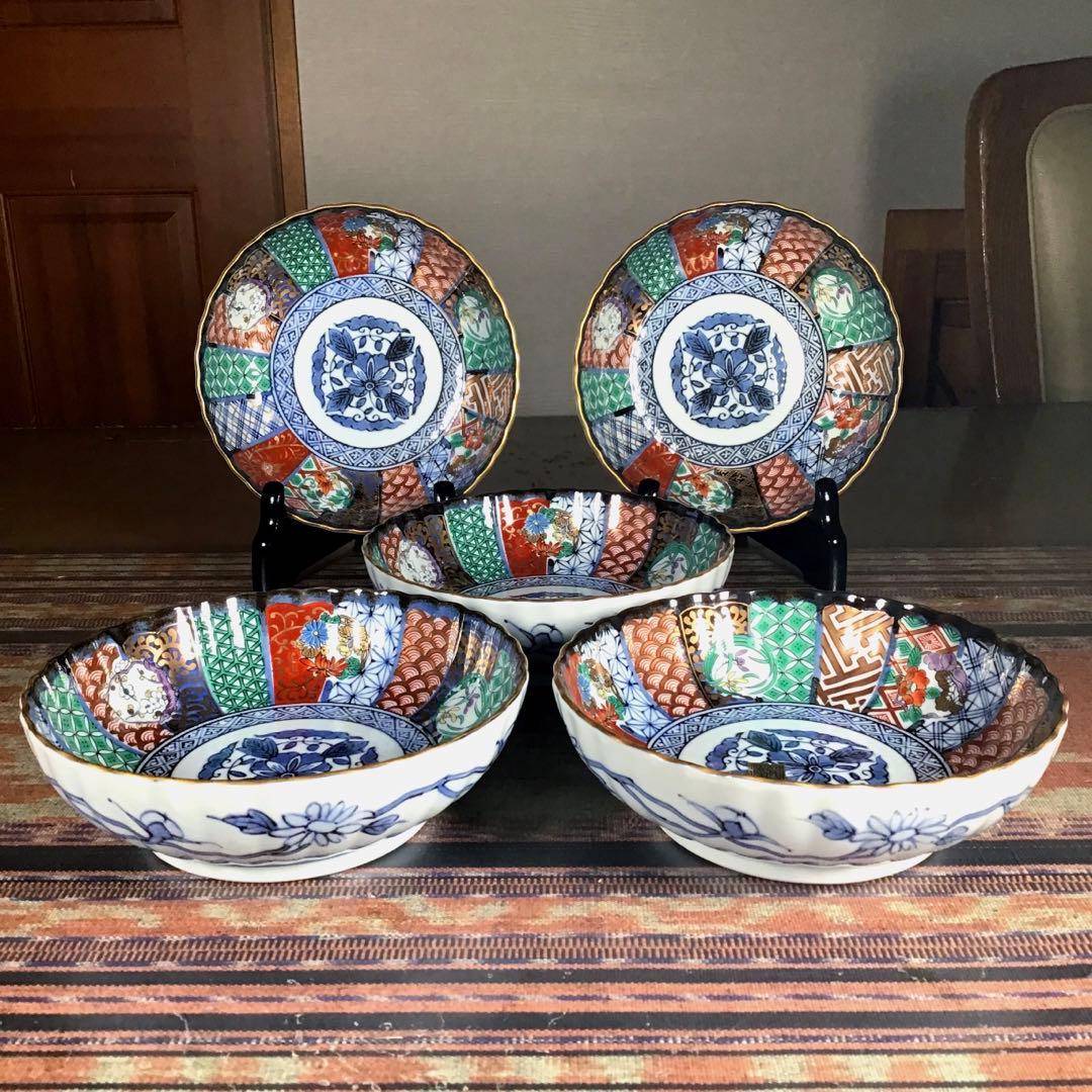 『スタうー特価』　龍峰　金彩　大皿　1枚　取り皿　5枚　小鉢　5枚