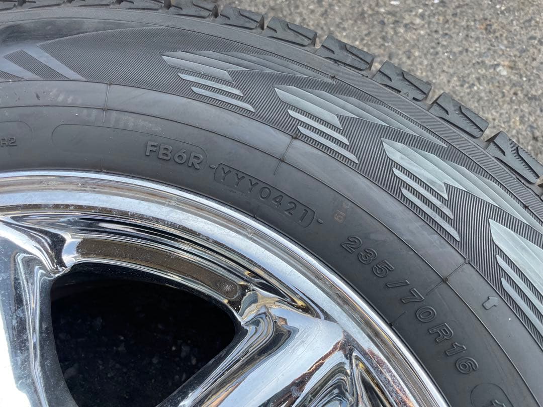 235/70R16 M14 GMC タホ スタッドレスタイヤホイール‼️バラ売り可