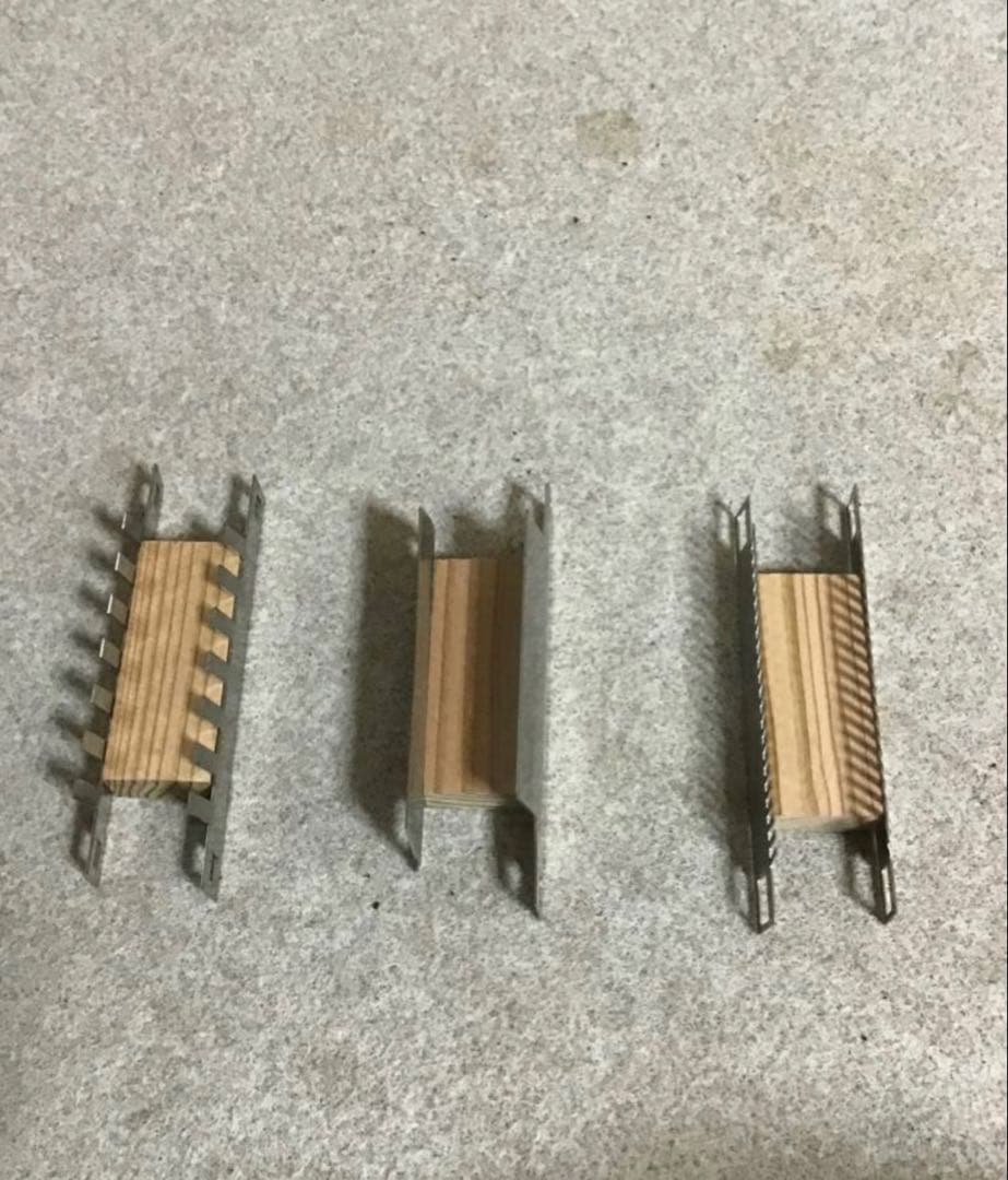 小野式製麺機1型　両刃用　ステンレス櫛刃(2.2mm・6.3mm) オリジナル②