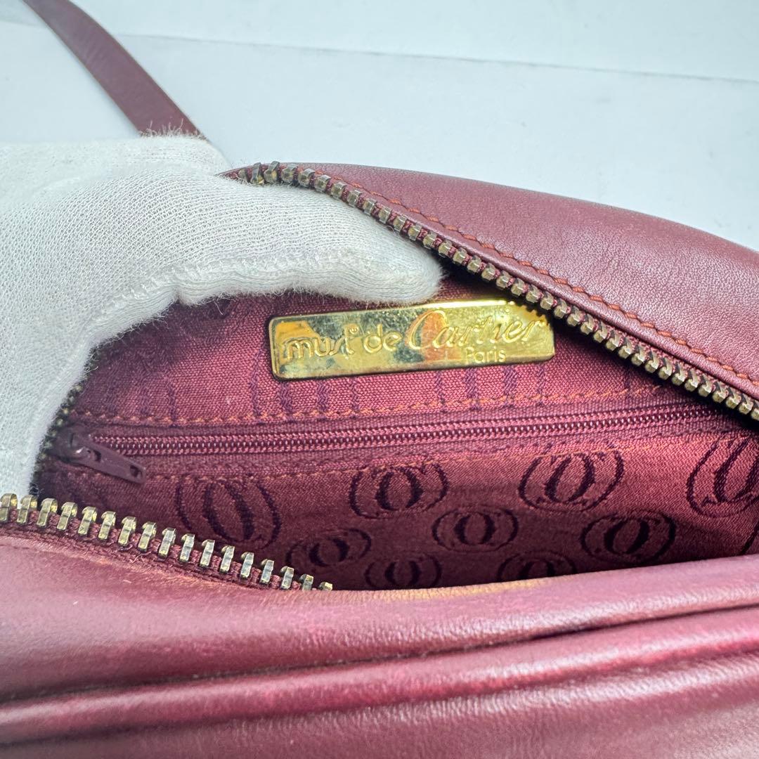 【美品✨️】カルティエ ショルダーバッグ マストライン C金具