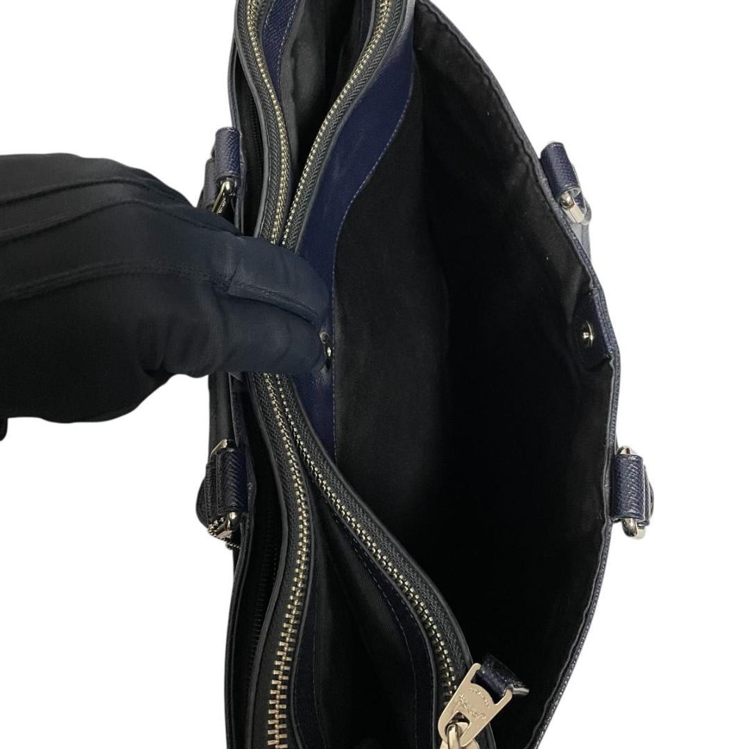 ✨良品✨COACH メトロポリタン 2way ブリーフケース ネイビー 斜め掛け