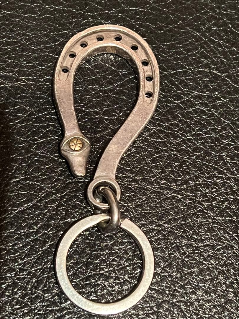 カスタムシルバーショップROADキーフック　シルバー925 xブラスUS key