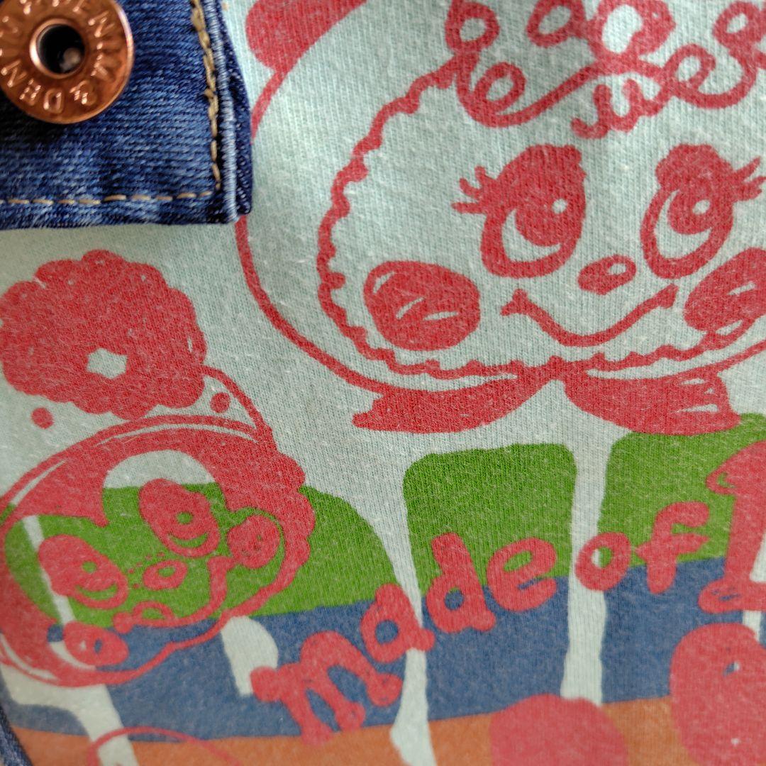 デニムリメイク・ チューリップバック・BIG SIZE トートバッグ