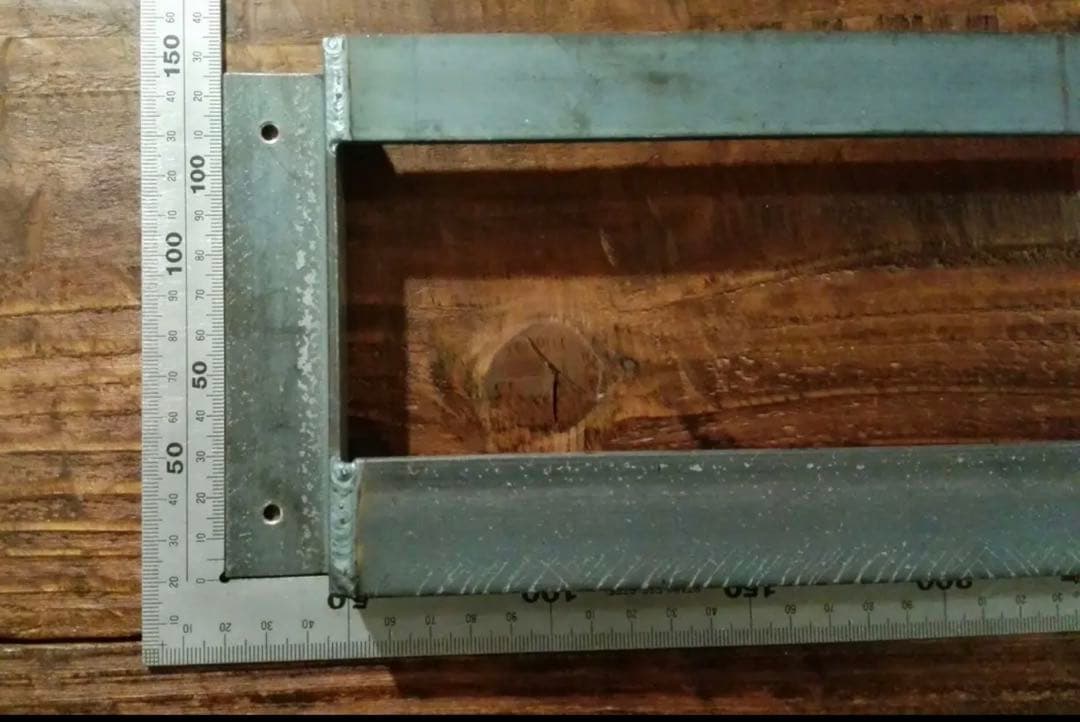 4つセット壁掛けブックラック　ウォールシェルフ　アイアン家具　ハンドメイド