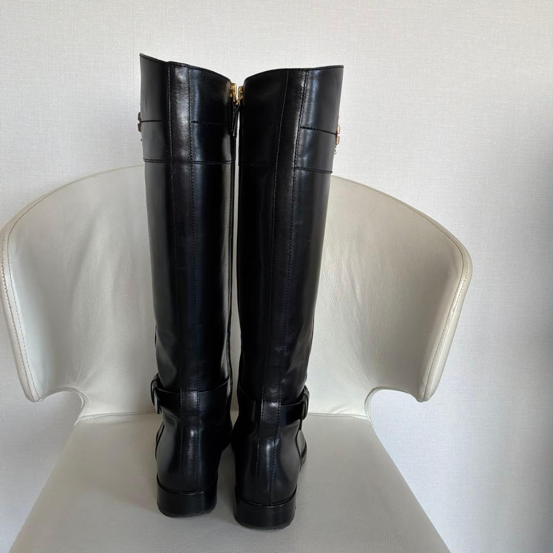 トリーバーチ　ロングブーツ　ブラック　US7.5 24.5cm