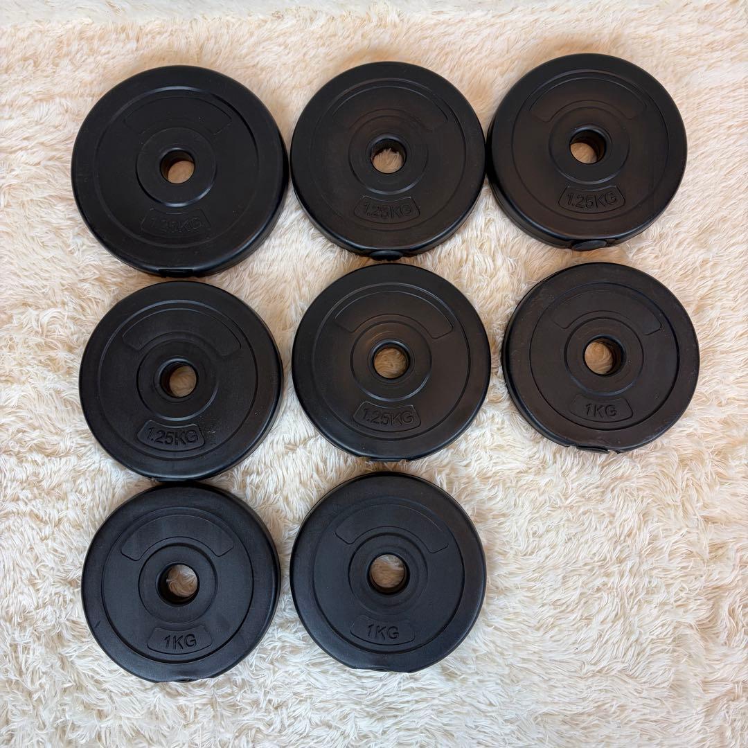直接引き取り限定 約80kg 可変式 ダンベル プレート セット