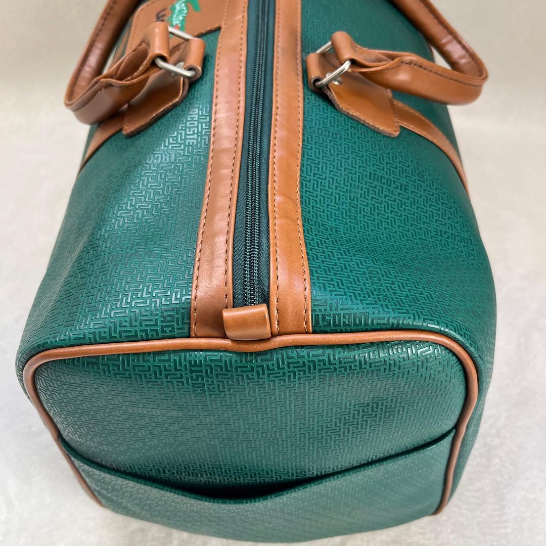 ラコステ　ボストンバック　ゴルフバッグ　旅行　総柄　大容量