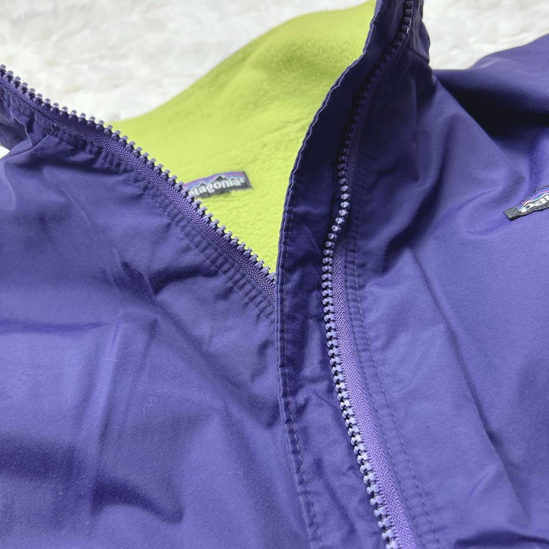 90s パタゴニア　USA製 シェルドシンチラ　ナイロンジャケット　紫　黄色