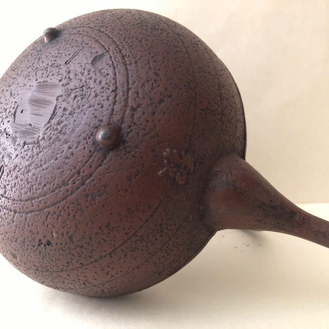 工房和秋/鉄急須 南部鉄器 金野和秋 焼型 伝統工芸品 茶道具 鉄瓶