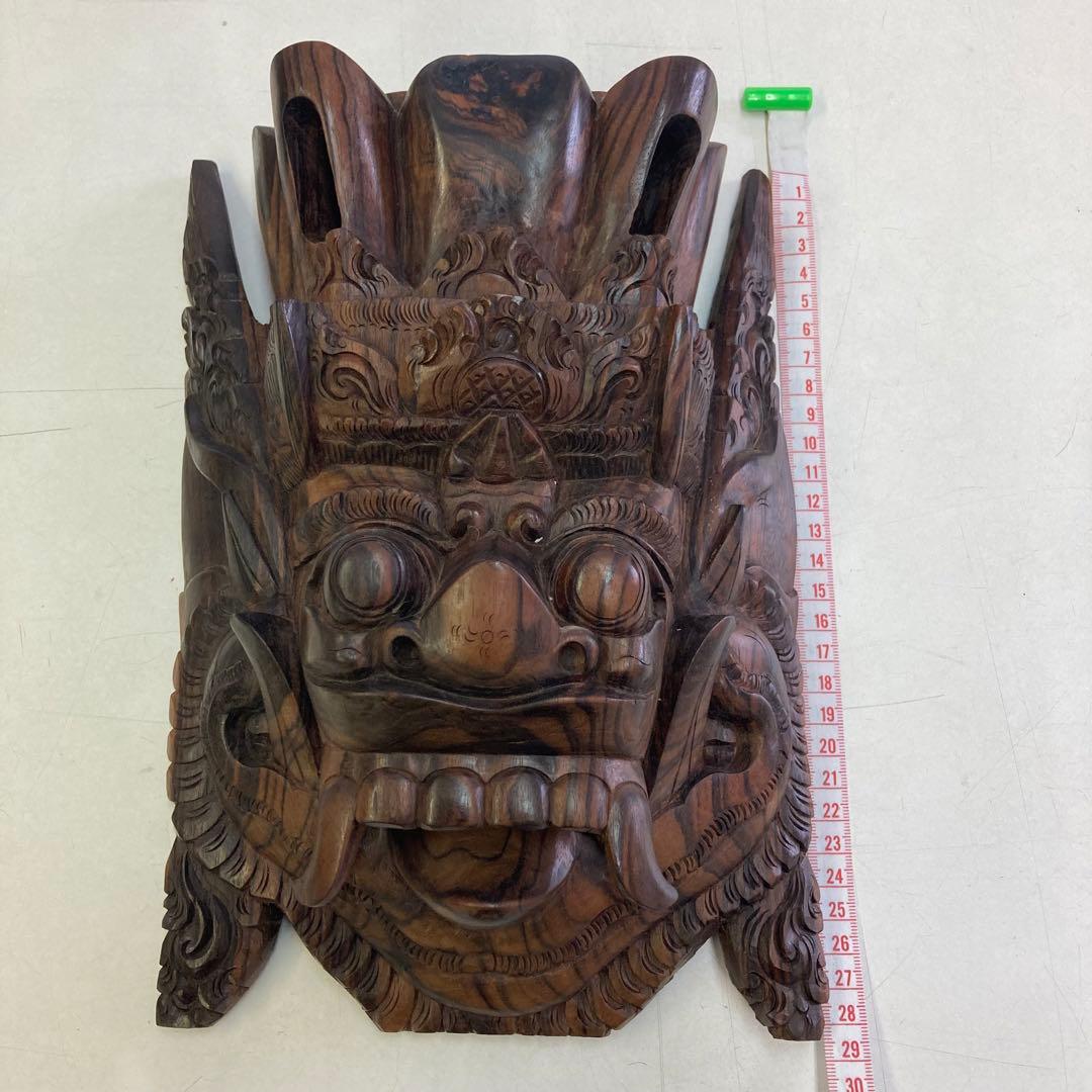 木彫り/面/アンティーク