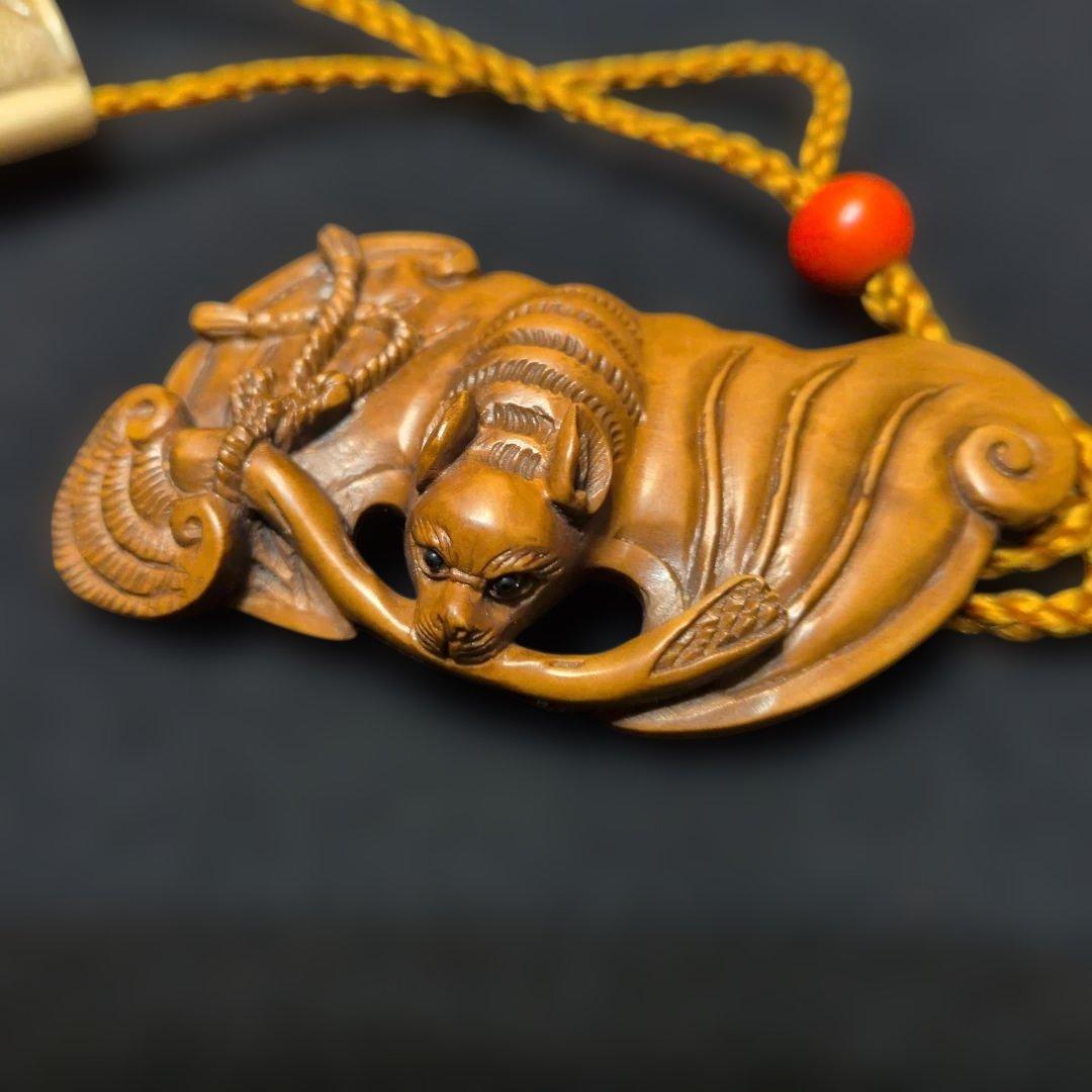 印籠　コウモリ根付