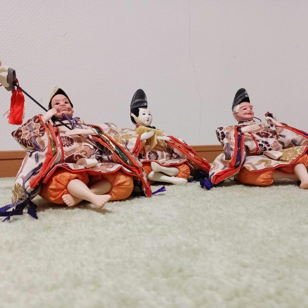 桐箱入り雛人形　七段飾り