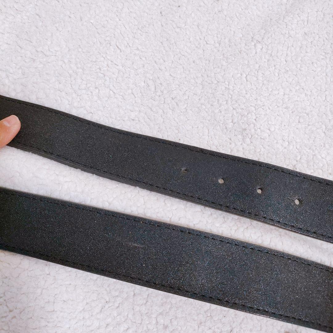 ダンスウィズドラゴン バックルベルト 黒 ゴルフウェア　ビシュー　スター　新品