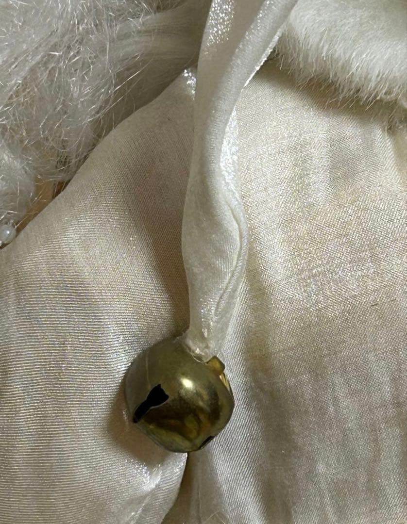 クリスマス　サンタクロース　置物 ホワイトサンタクロース