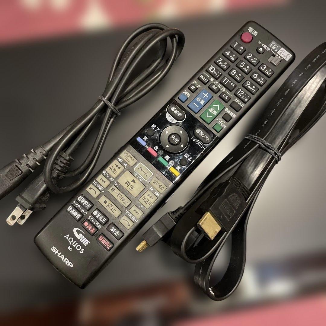 SHARP BD-W1300 12倍録 1TB 純正リモ等付　フル装備 完動品！
