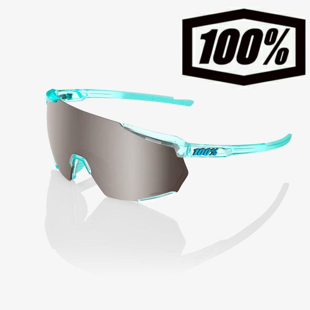 100% Racetrap 3.0 クリアミント ワンハンドレッド サングラス