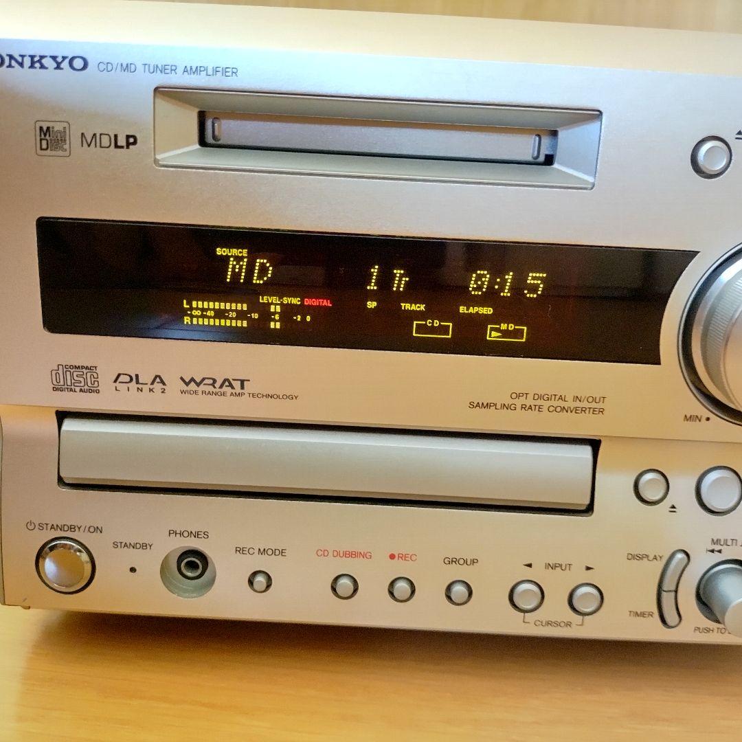 ■動作品■ONKYO FR-X9A CD/MDコンポ リモコン付き