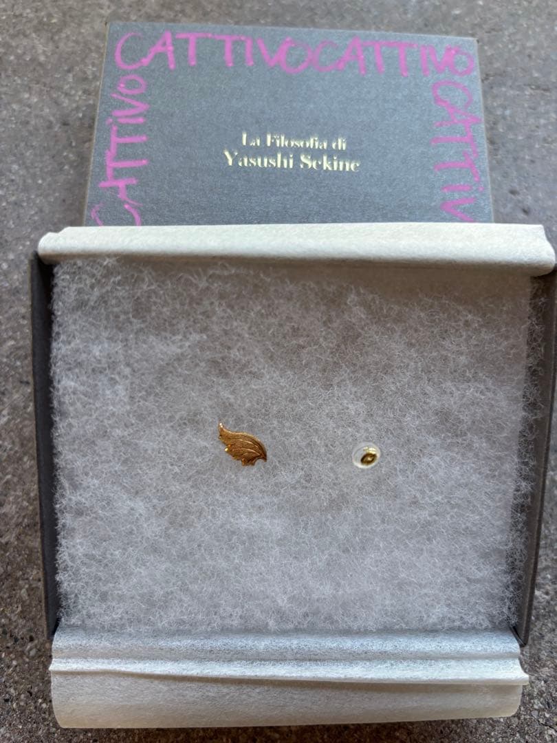 k18 ピアス La Filosofia di Yasushi Sekine