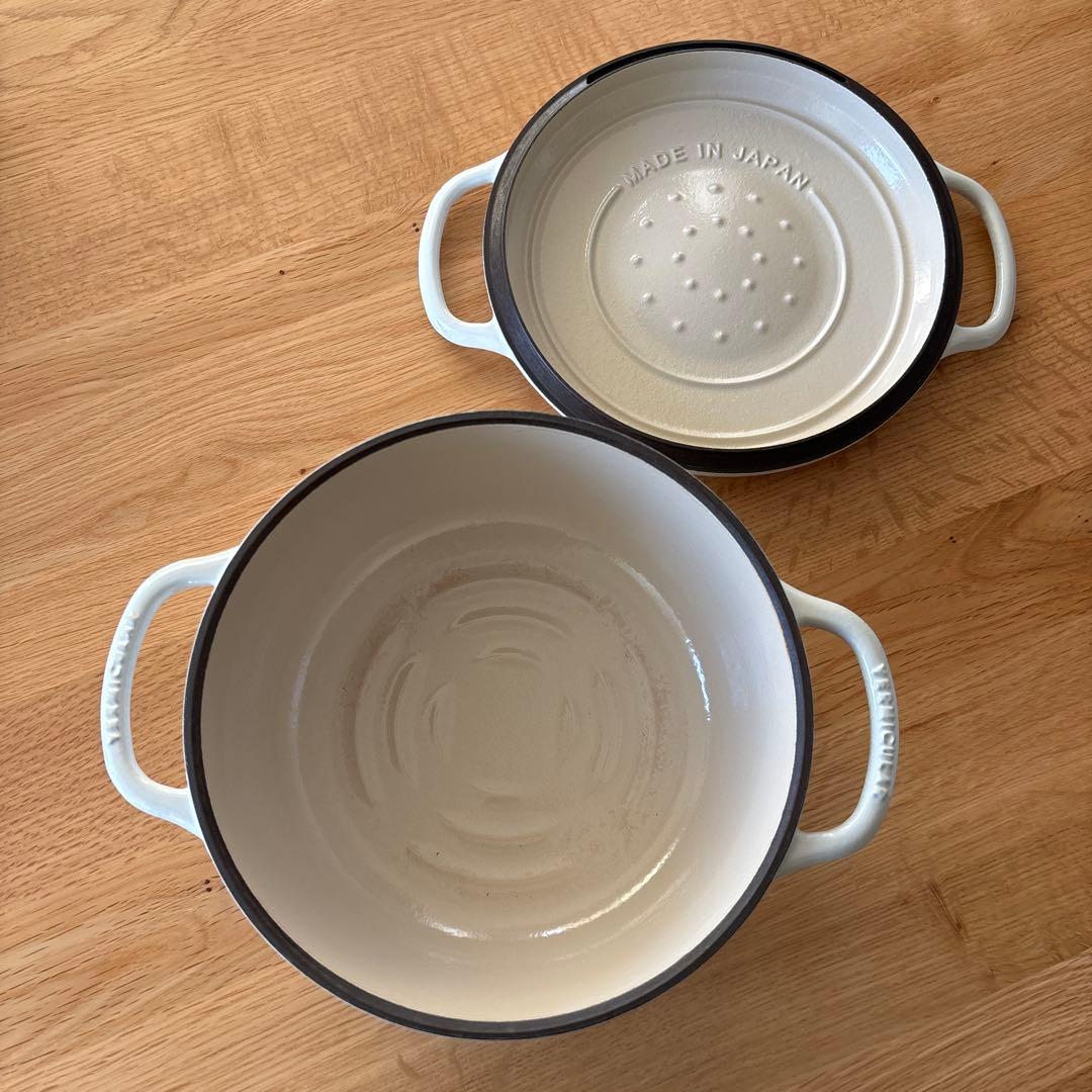 バーミキュラ　ライスポットミニ　３合　ホワイト　VERMICULAR