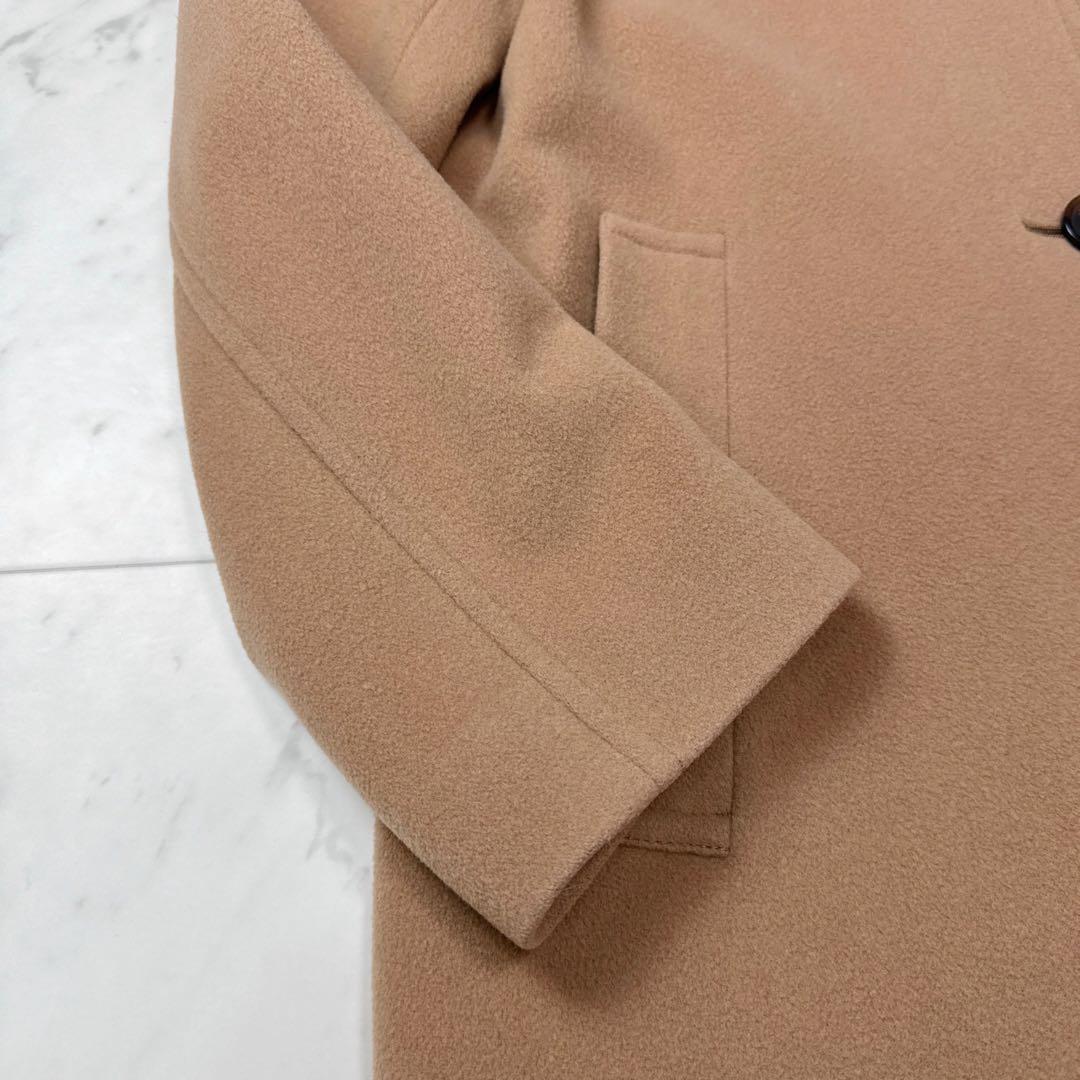 美品 マッキントッシュロンドン メルトンステンカラーコート キャメル サイズ38