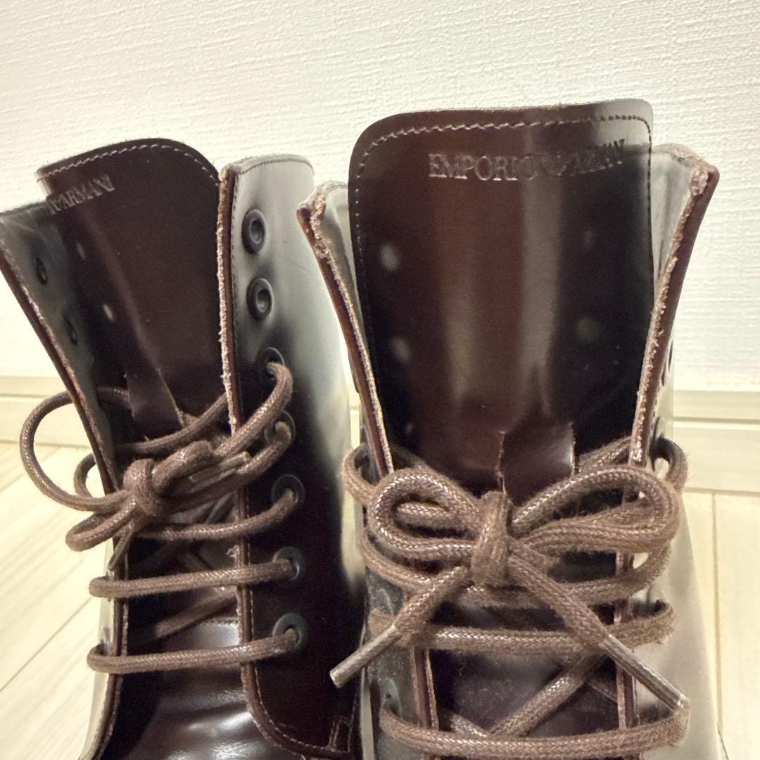 EMPORIO ARMAN レースアップブーツ　41