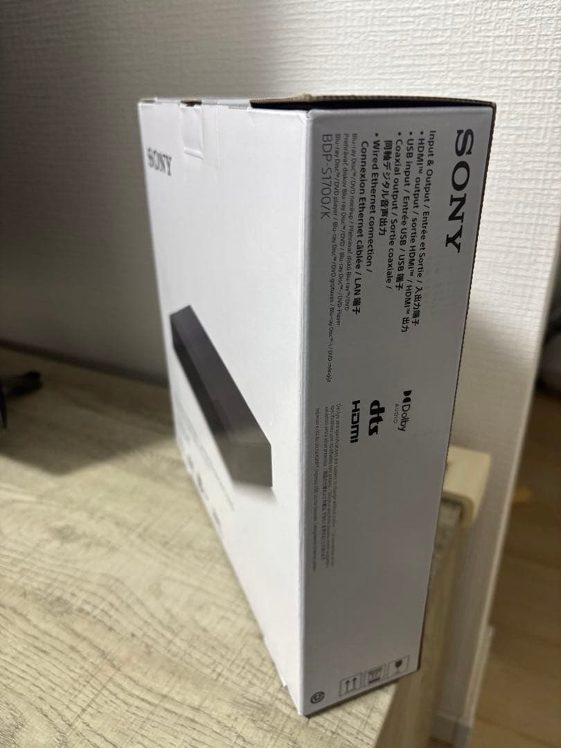 SONY ブルーレイ/DVDプレーヤー S1700/K