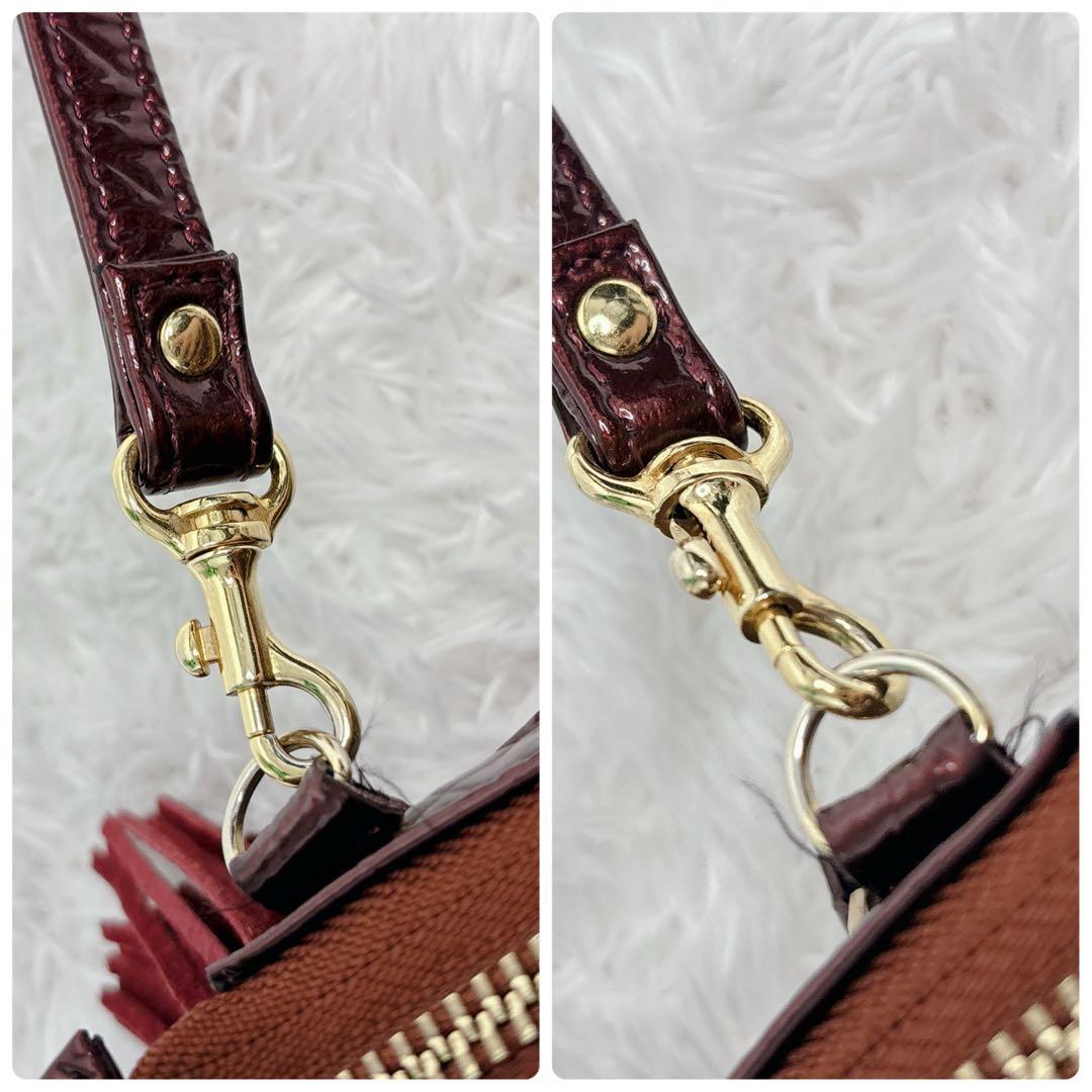 ATAO アタオ お財布ポシェット ブーブー クロス 財布 ワイン ショルダー