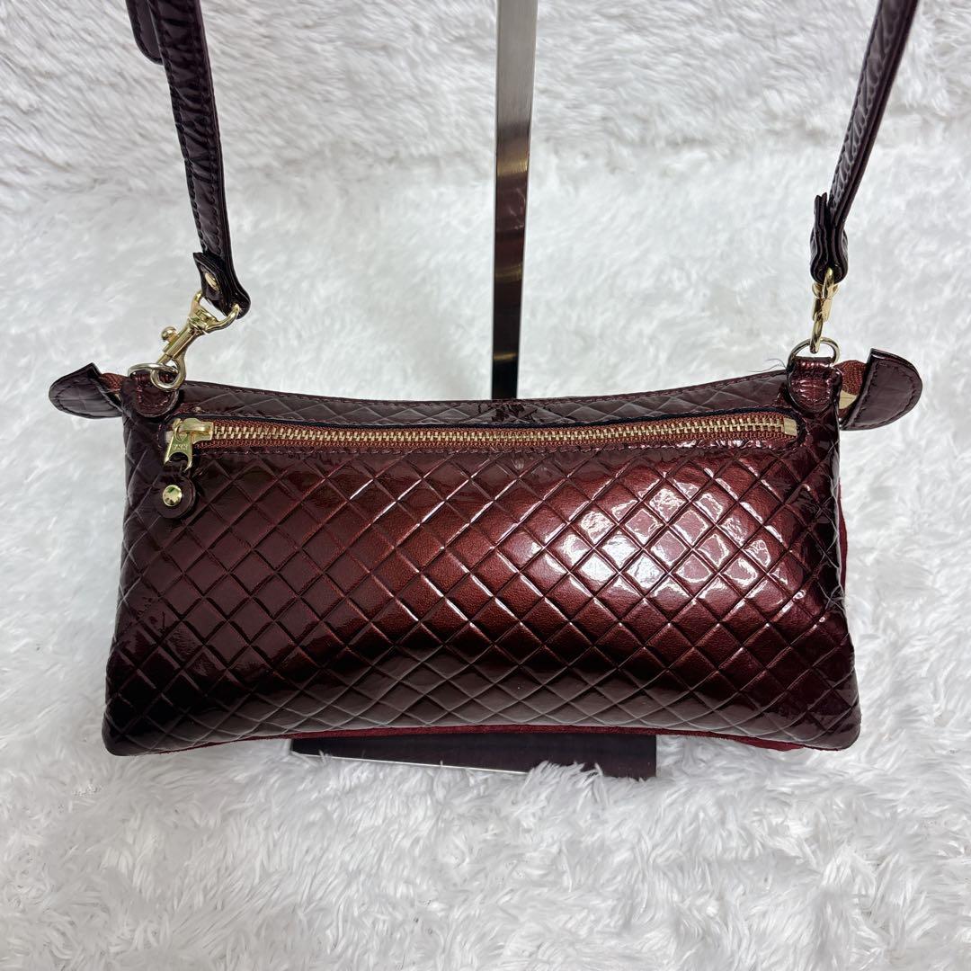 ATAO アタオ お財布ポシェット ブーブー クロス 財布 ワイン ショルダー