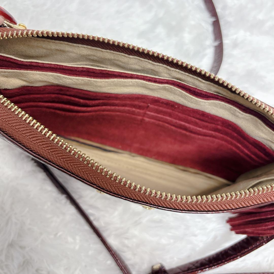 ATAO アタオ お財布ポシェット ブーブー クロス 財布 ワイン ショルダー