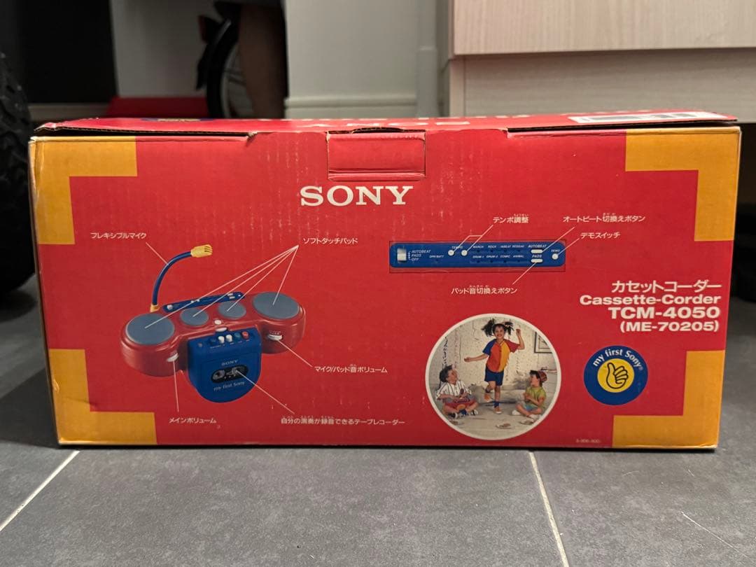 my first sony カセット、ビートサウンドプレーヤーTCM-4050