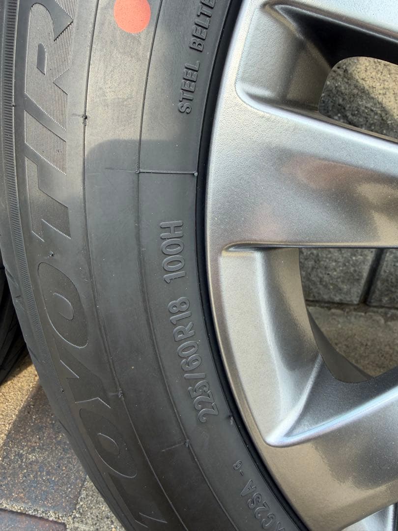 40 アルファード　純正タイヤ＆ホイールセット　新車外し