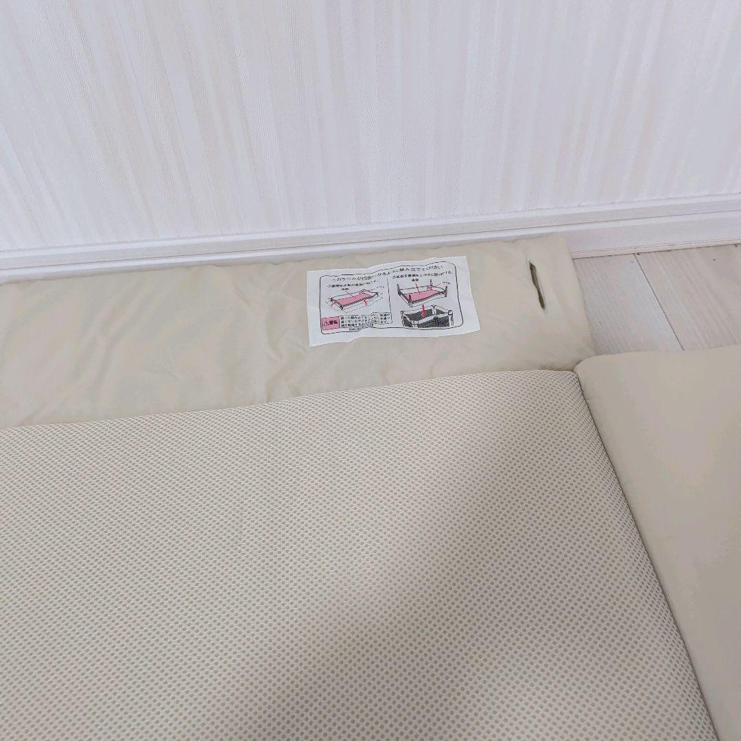 【美品】Aprica アップリカ ベビーベッド ココネルエアー ミルク