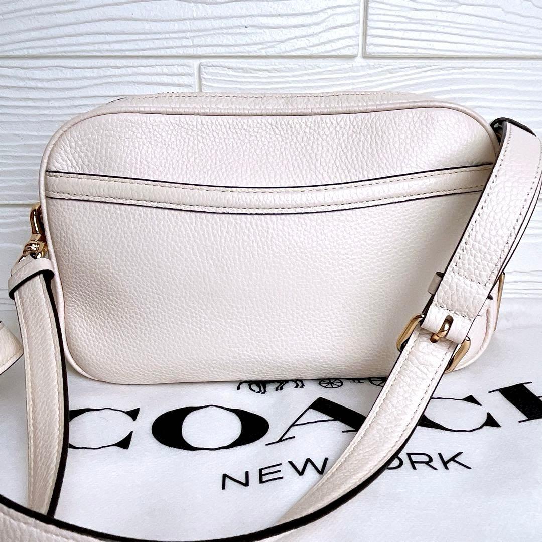 美品☆COACHコーチ 2wayショルダーカメラバッグ レザー ラージサイズ