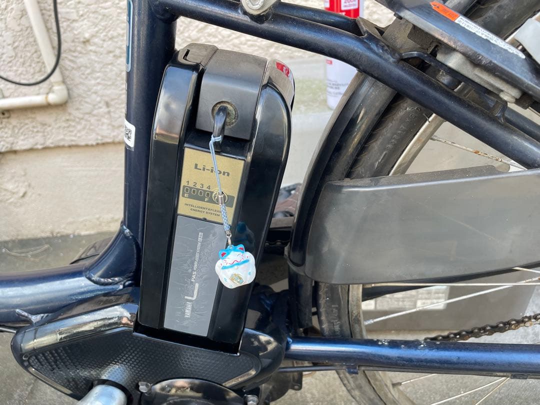 YAMAHA電動アシスト自転車 黒 バスケット付き！※ジャンク品