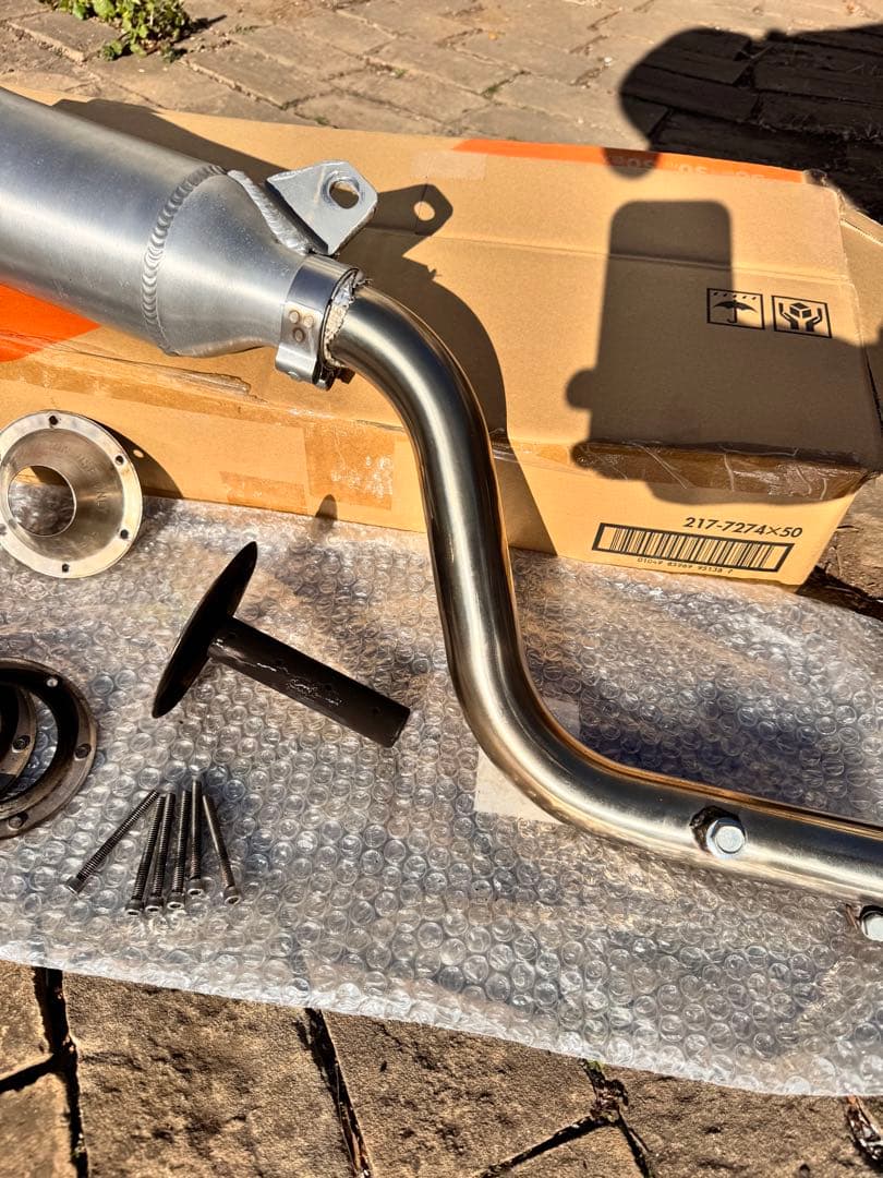 XR250R XLR250 スーパートラップマフラー　md20md22me06