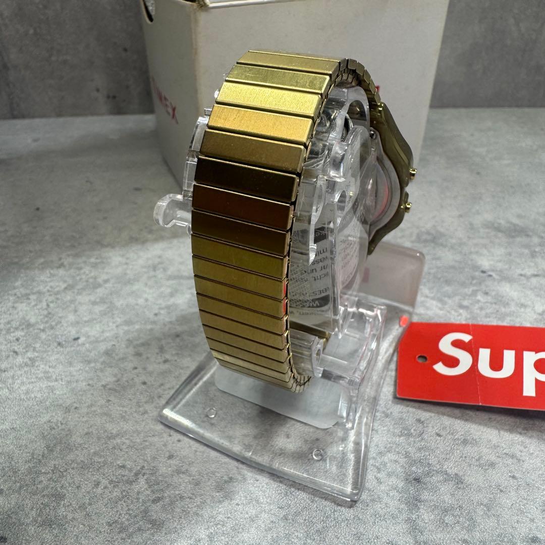 Supreme × TIMEX 19AW ゴールド デジタル腕時計 新品未使用